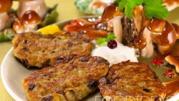Рецепт Драников с грибами