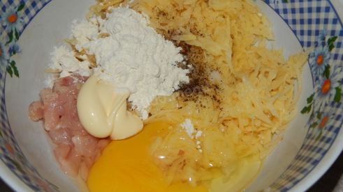драники с курицей
