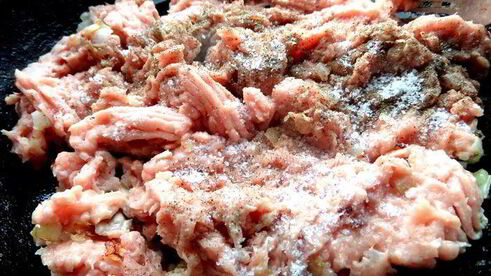 драники с мясной начинкой