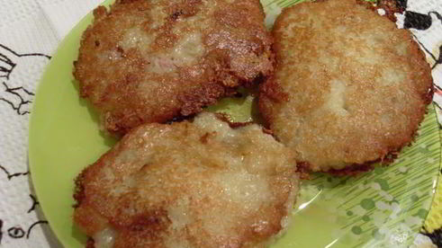 драники с мясом