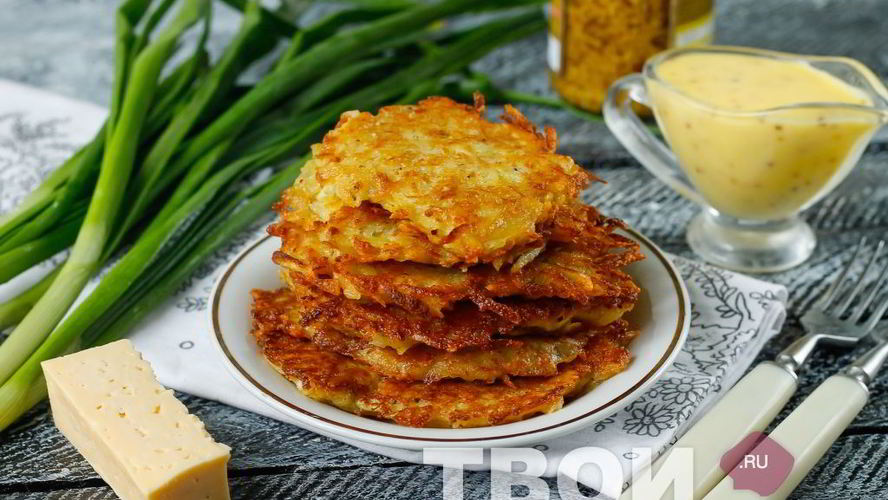 Рецепт драников с сыром