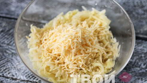 драники с сыром