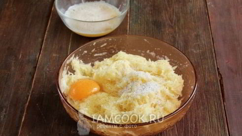 драники с ветчиной и сыром