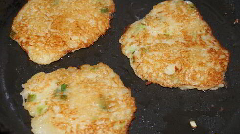 драники с зеленым луком