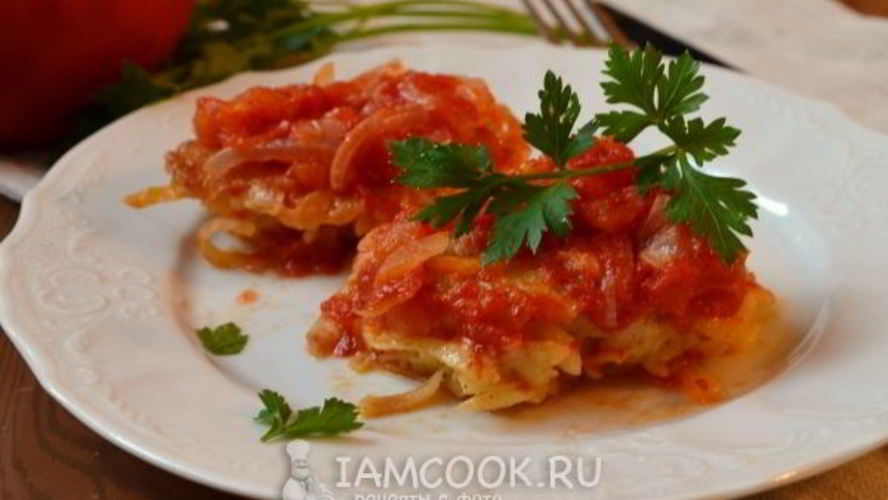 Рецепт драников в томатнома соусе