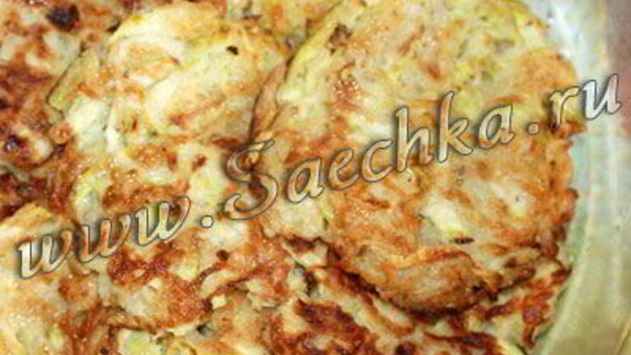 Рецепт кабачковых драников