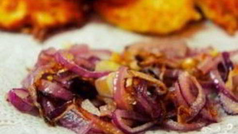 картофельные драники с беконом