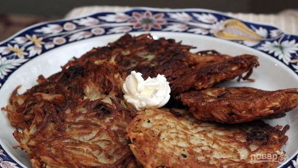 Рецепт Картофельных драников с грибами