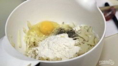 картофельные драники с грибами