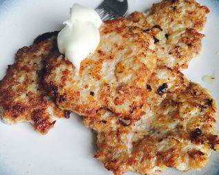 Картофельные драники с мясом