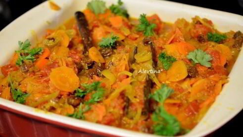 фрикадельки по-мароккански из говядины