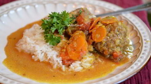 фрикадельки по-мароккански из говядины