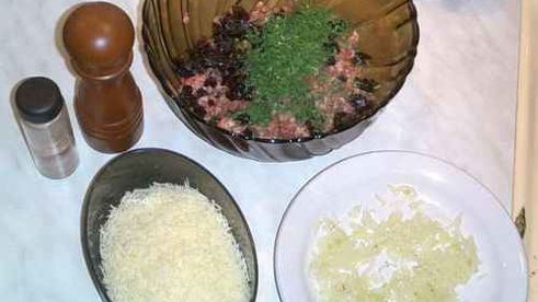 фрикадельки с печеным картофелем