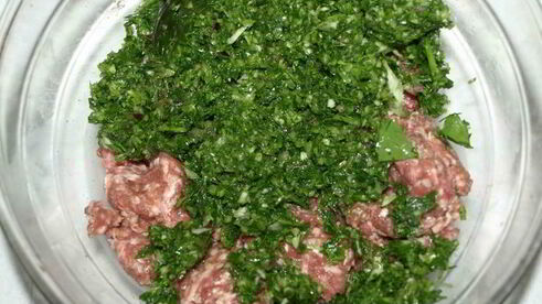 фрикадельки в картофельных сотах