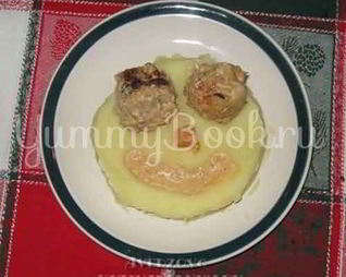 Фрикадельки в тыквенно-сметанном соусе