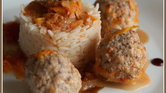 Рецепт Куриных фрикаделек в томатном соусе