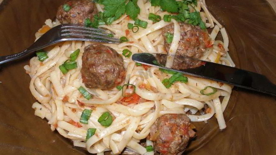 Рецепт макарон с фрикадельками в духовке