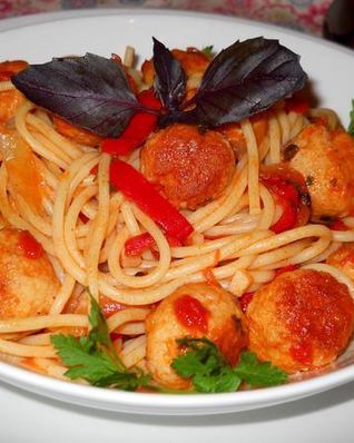 Спагетти с фрикадельками Леди и бродяга