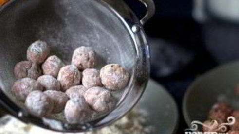 запеченные ригатони с фрикадельками