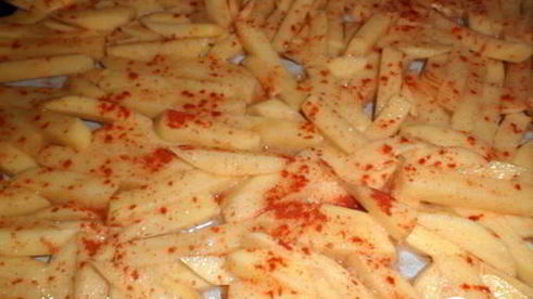 картофель фри в духовке