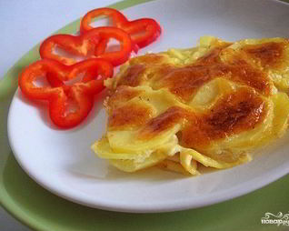 Картофель под сыром