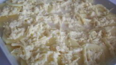 картофель под сыром