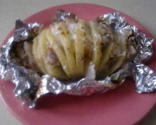 Картофель с грудинкой