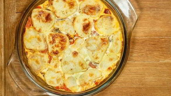 Рецепт Картофеля с соусом бешамель