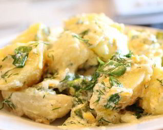 Картофель в сметане на гарнир