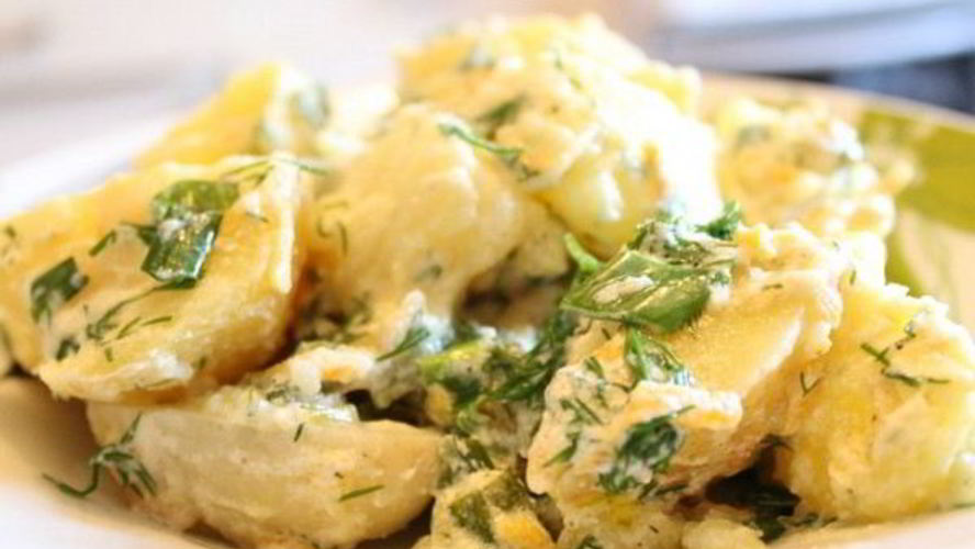 Рецепт картофеля в сметане на гарнир