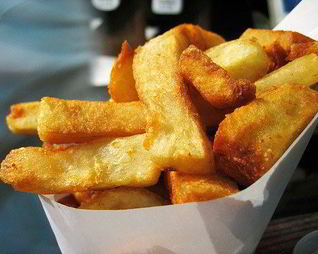 Картофель, жаренный соломкой в духовке