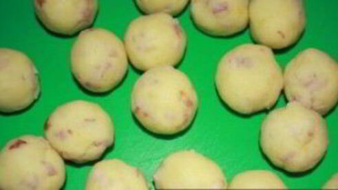 картофельные крокеты с ветчиной