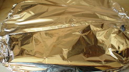 картошка с ребрышками в имбирно-медовой глазури с соусом цацики