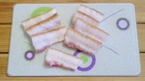 картошка с салом в духовке кораблики