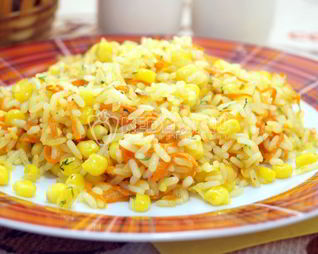 Рис с кукурузой