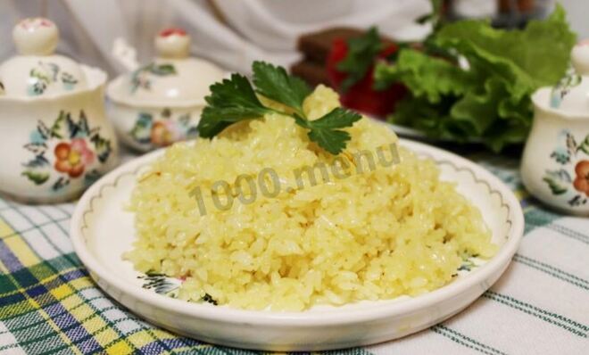 Рис с шафраном