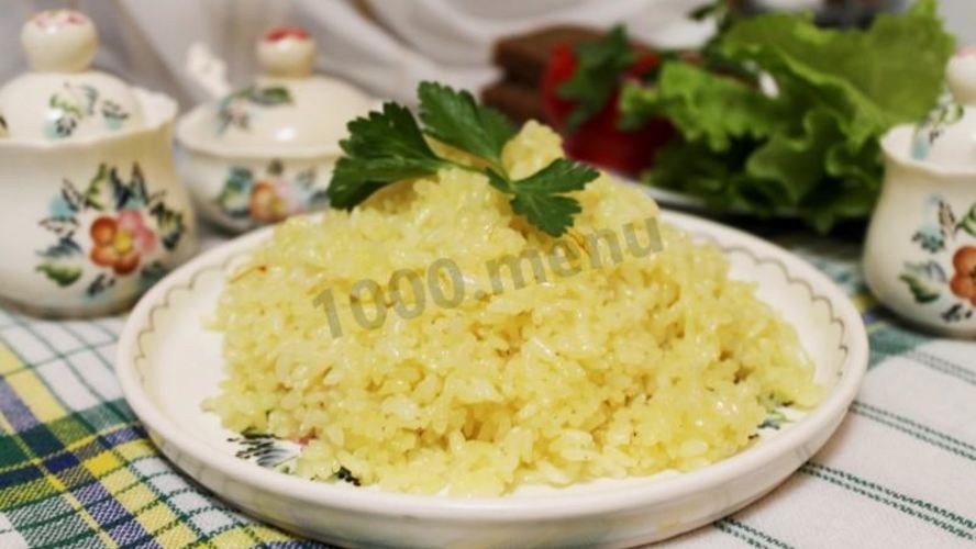 Рецепт риса с шафраном