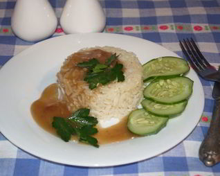 Рис с соусом Терияки