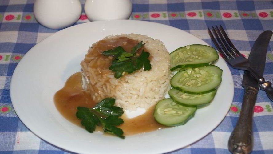 Рецепт риса с соусом терияки