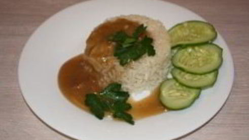 рис с соусом терияки