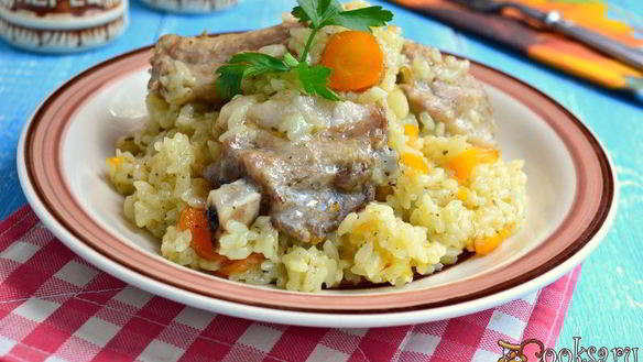 Рецепт Риса со свиными ребрышками в мультиварке