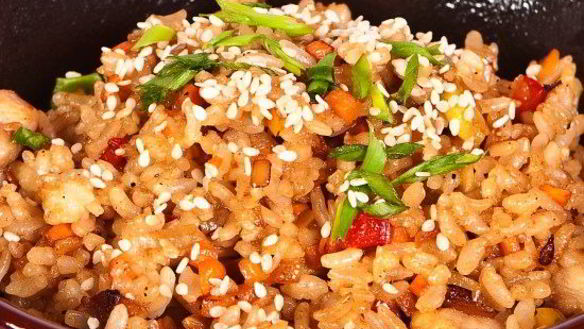 Рецепт Тайского жареного риса с маслом арахиса