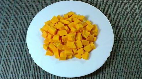 тушеный рис с тыквой