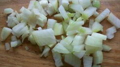 жареная картошка с шампиньонами