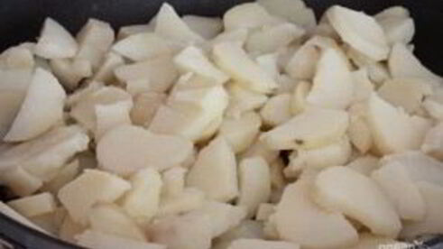 жареный картофель с луком