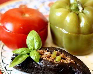 Долма из баклажанов по-азербайджански