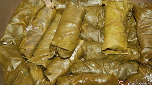 долма с филе морского окуня