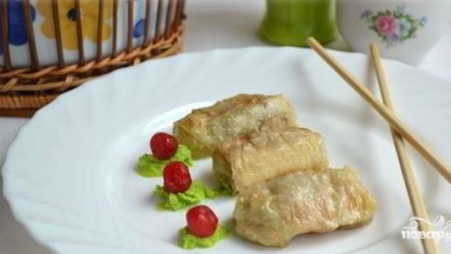Рецепт голубцов из китайской капусты