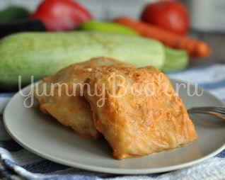 Голубцы под томатно-сливочным соусом