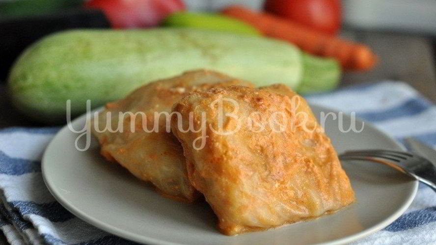 Рецепт голубцов под томатно-сливочным соусом